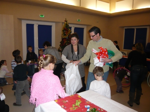 Noël des enfants avec un goûter