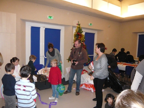 Noël des enfants avec un goûter